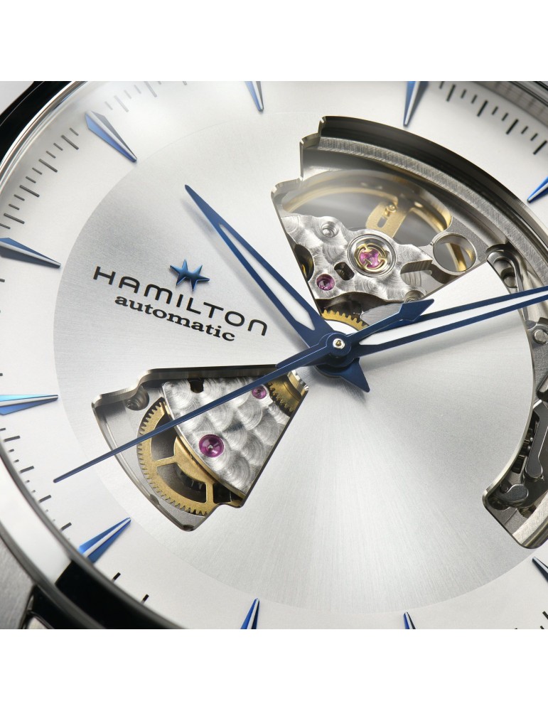Orologio Hamilton - Jazzmaster - Open Heart - 40mm Argento - H32675150