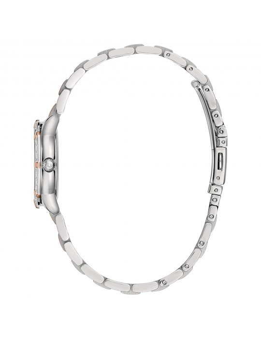 Bulova Woman's Watch - Classic Only Time 27mm Rose Gold Mother of Pearl with Natural Diamonds - 0