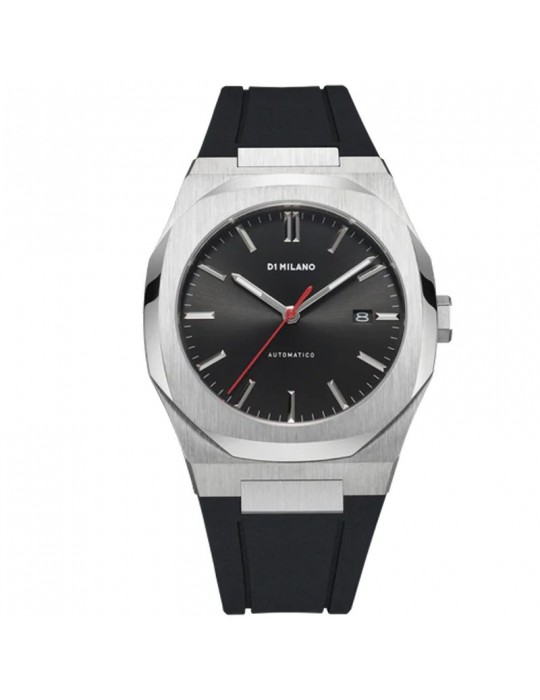D1 Milano Men's Watch - Automatic Mechanical Red Retro 41.5mm Black - 0