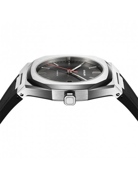 D1 Milano Men's Watch - Automatic Mechanical Red Retro 41.5mm Black - 0