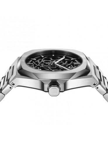 D1 Milano Men's Watch - Mechanical Automatic 41.5mm Silver Skeleton - 0 2