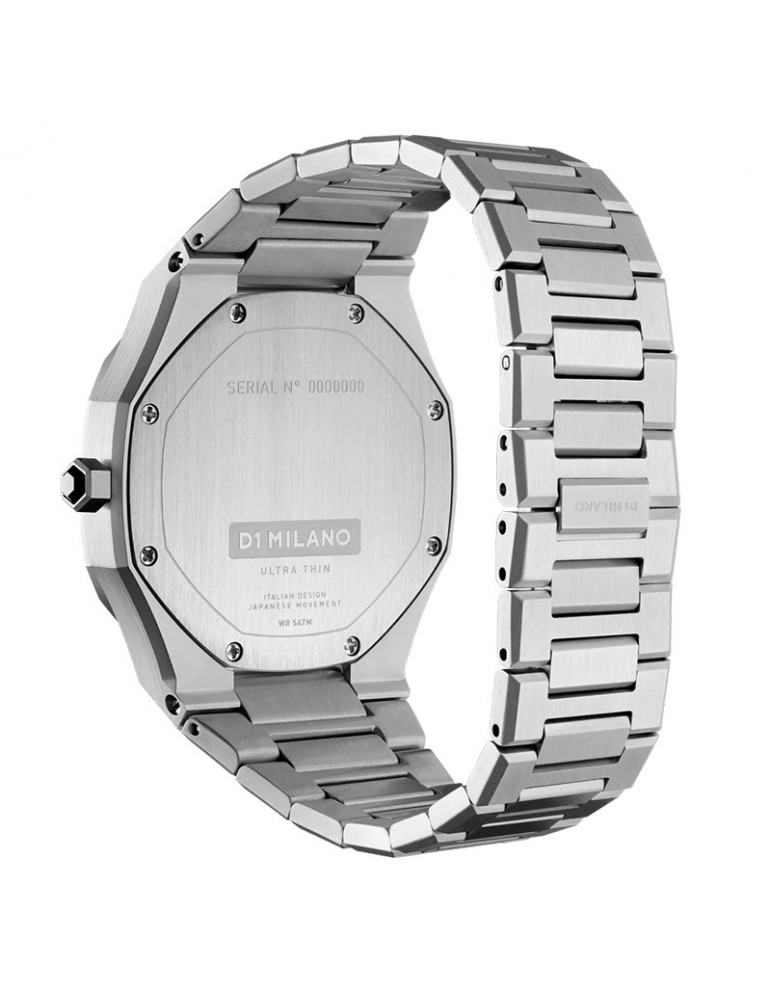 Orologio D1 Milano Donna - Ultra Thin Silver - 34mm - Bianco - UTBL08