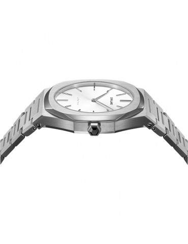 D1 Milano Woman's Watch - Ultra Thin Silver Cloud 34mm Silver White - 0 2