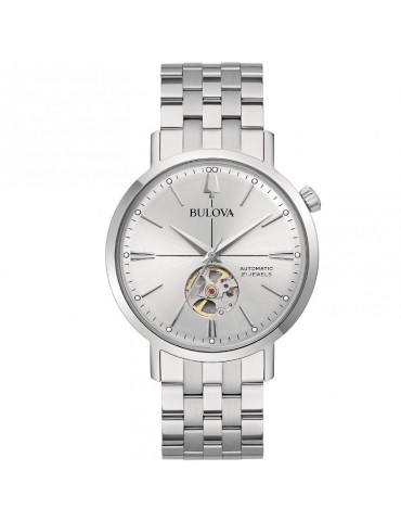 Bulova Men's Watch - Aerojet Automatic Mechanical 41mm Silver - 0