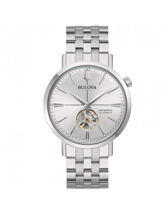 Orologio Bulova - Aerojet - Meccanico Automatico 41mm Argento - 96A276