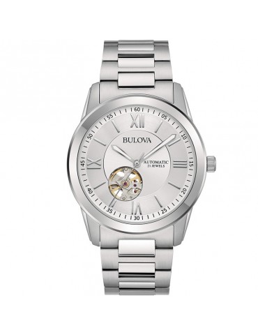 Bulova Men's Watch - Classic Automatic Mechanical 42mm Silver - 0