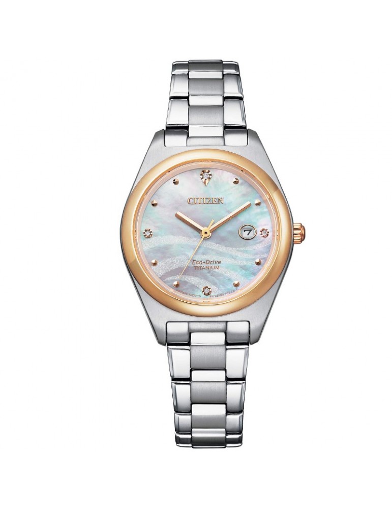 Citizen Woman's Watch Lady Super Titanium Eco-Drive 30mm Mother