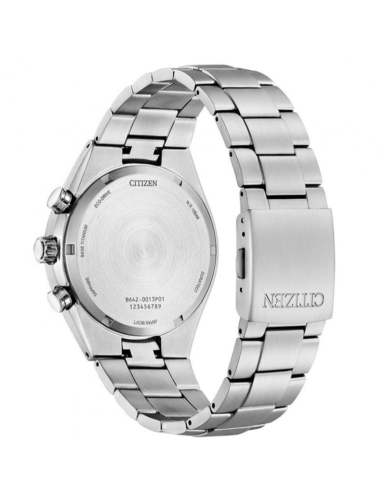 Orologio Citizen - Super Titanium - Cronografo 43mm - Blu - CA709087L