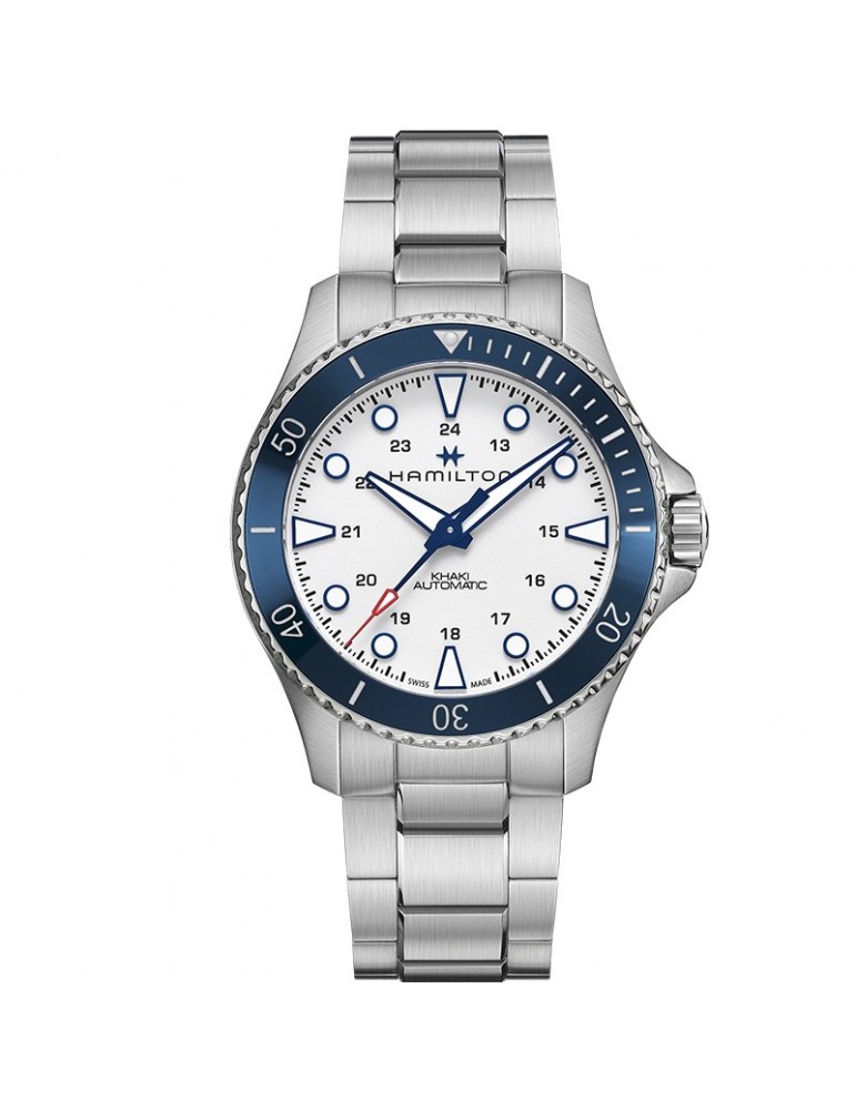 Hamilton Men's Watch - Khaki Navy Scuba Automatic 43mm Silver - 0
