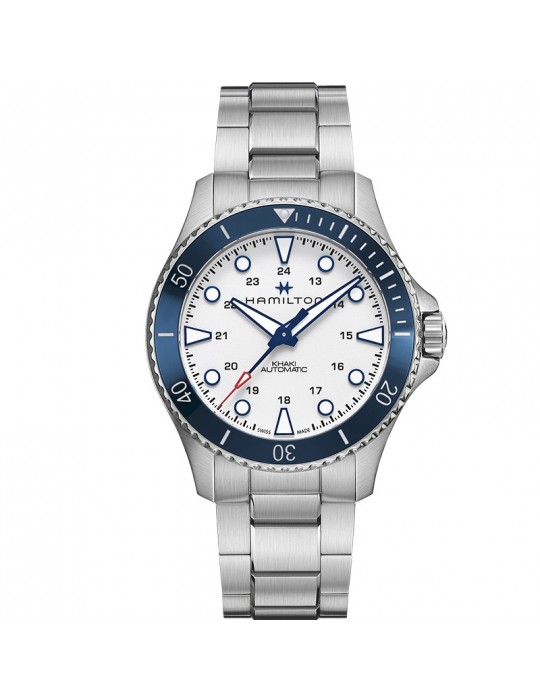 Orologio Hamilton - Khaki Navy Scuba - Auto - 43mm Argento - H82505150