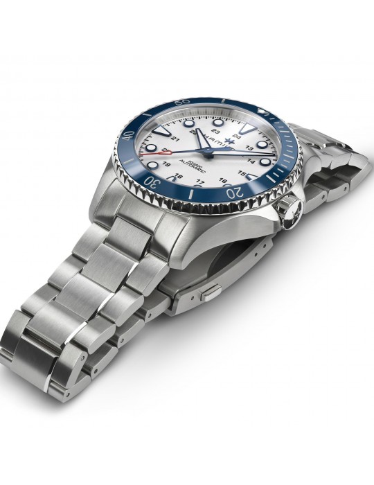 Orologio Hamilton - Khaki Navy Scuba - Auto - 43mm Argento - H82505150