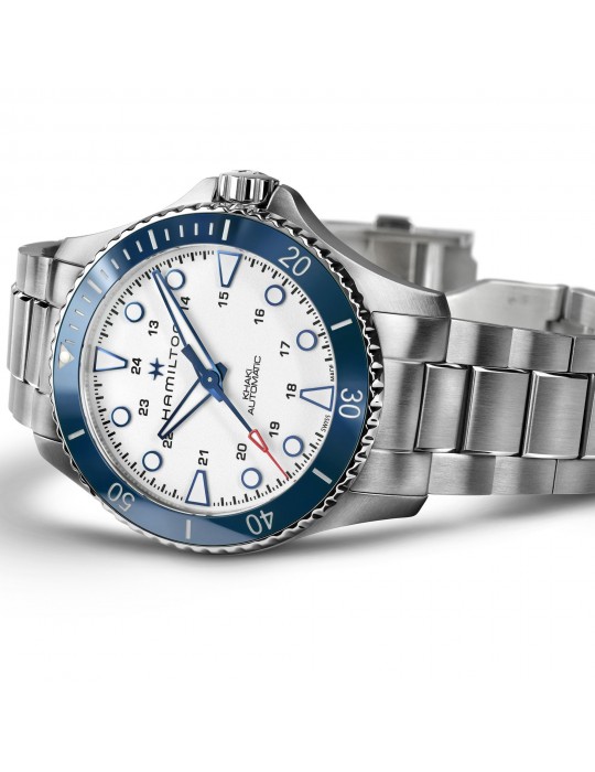 Orologio Hamilton - Khaki Navy Scuba - Auto - 43mm Argento - H82505150