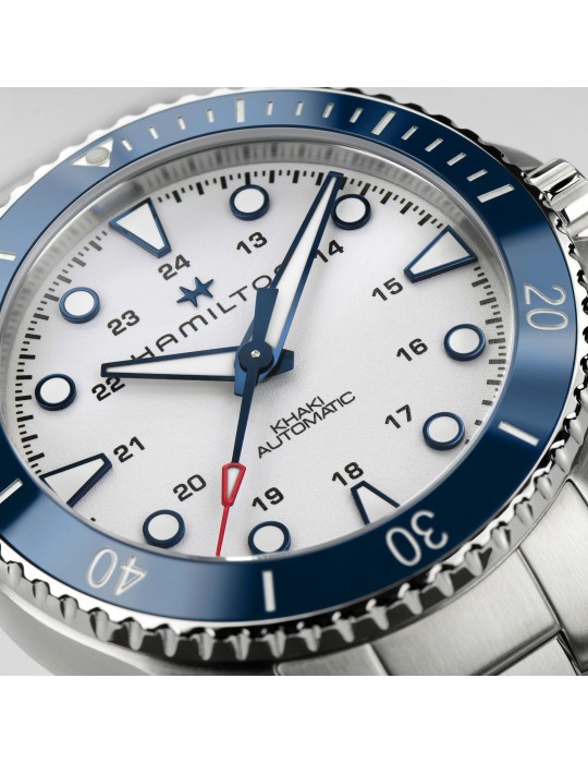Orologio Hamilton - Khaki Navy Scuba - Auto - 43mm Argento - H82505150