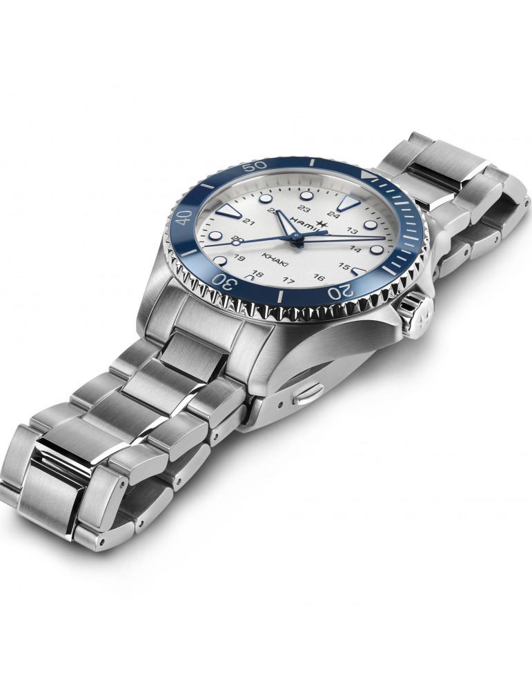 Hamilton Men's Watch - Khaki Navy Scuba Quartz 37mm Silver - 0