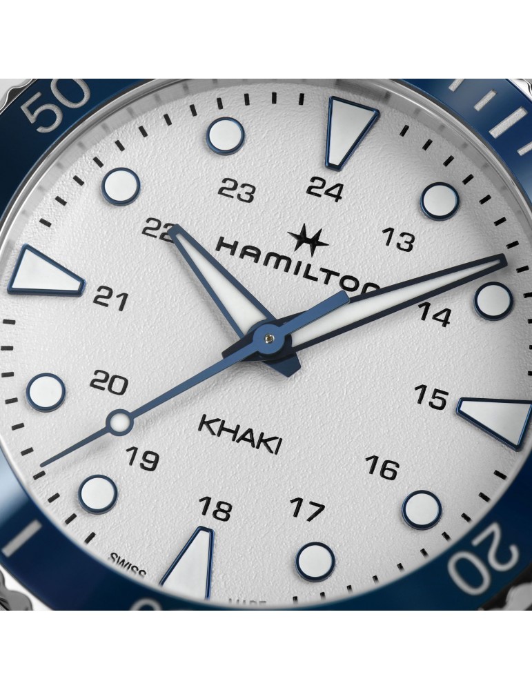 Orologio Hamilton - Khaki Navy Scuba - Quarzo 37mm Argento - H82231150