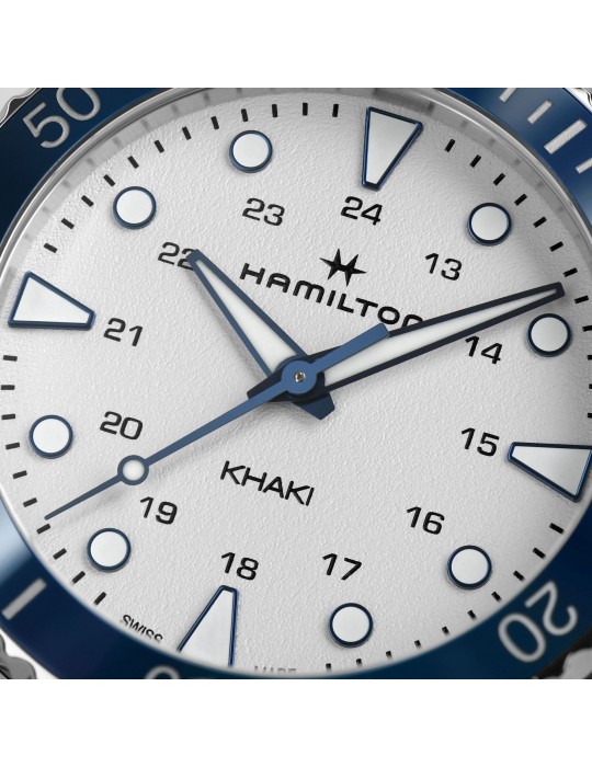 Hamilton Men's Watch - Khaki Navy Scuba Quartz 37mm Silver - 0