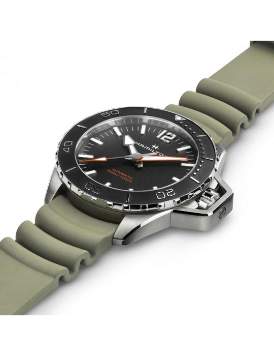 Orologio Hamilton - Khaki Navy Frogman - 46mm Verde Nero - H77825331
