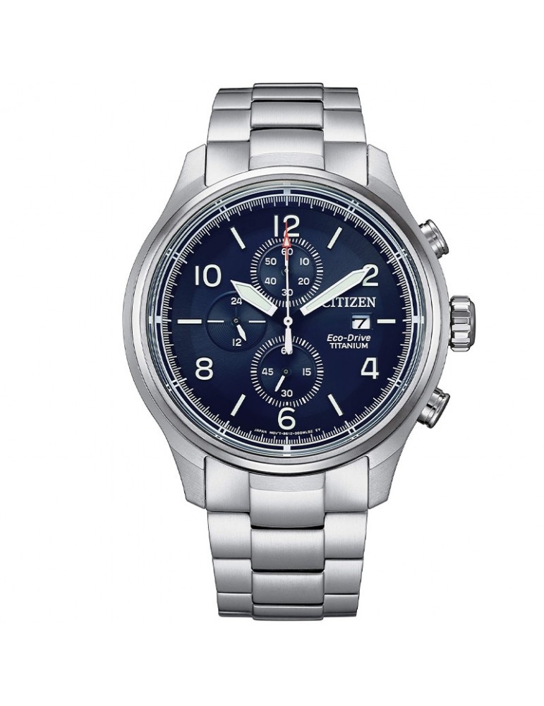 Orologio Citizen - Eco-Drive - Cronografo 44mm - Blu - CA0810-88L