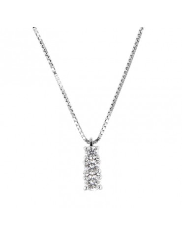 Collana Davite&Delucchi - Oro - Trilogy - Diamanti 0,27 ct - CLN01185227