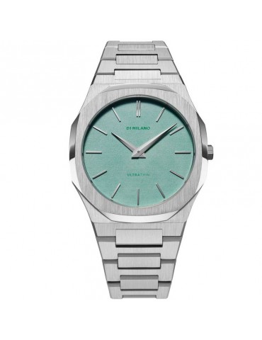 D1 Milano Man's Watch - Ultra Thin Green Drop 40mm Pastel Green - 0