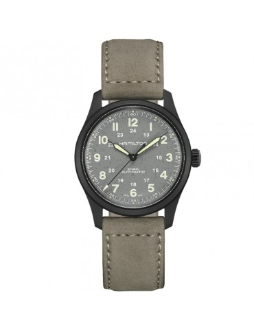 Hamilton Men's Watch - Khaki Field Titanium Automatic 38mm Gray - 0