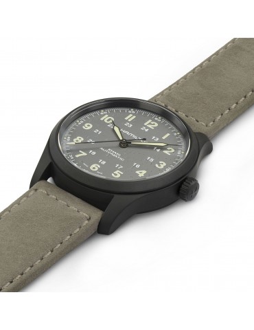 Hamilton Men's Watch - Khaki Field Titanium Automatic 38mm Gray - 0 2