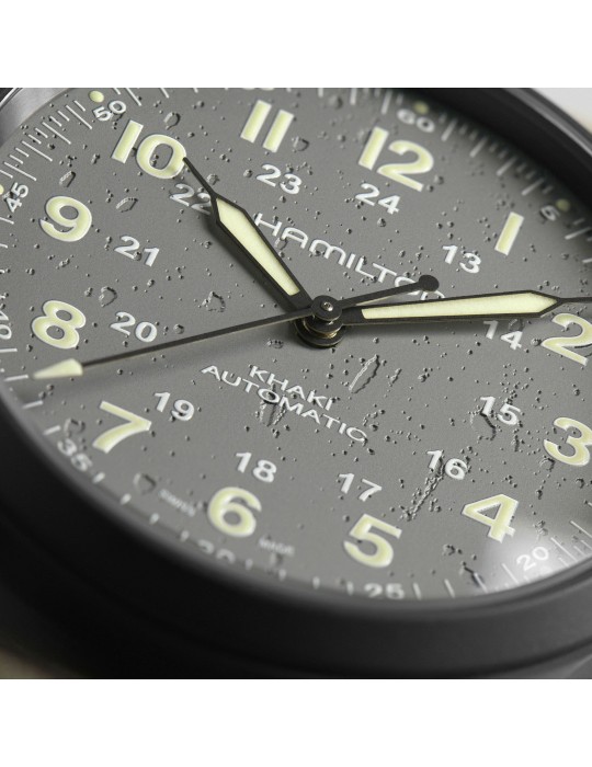 Hamilton Men's Watch - Khaki Field Titanium Automatic 38mm Gray - 0