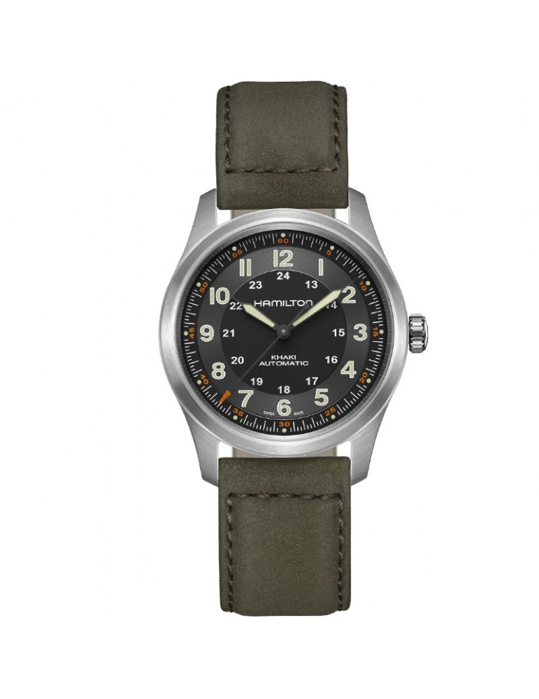 Orologio Hamilton - Khaki Field Titanium - 38mm Nero - H70205830
