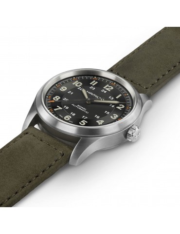 Hamilton Men's Watch - Khaki Field Titanium Automatic 38mm Black - 0 2