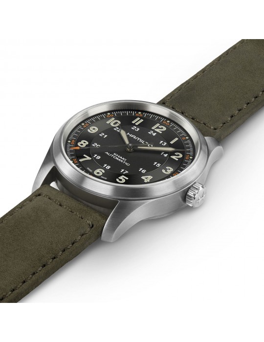 Orologio Hamilton - Khaki Field Titanium - 38mm Nero - H70205830