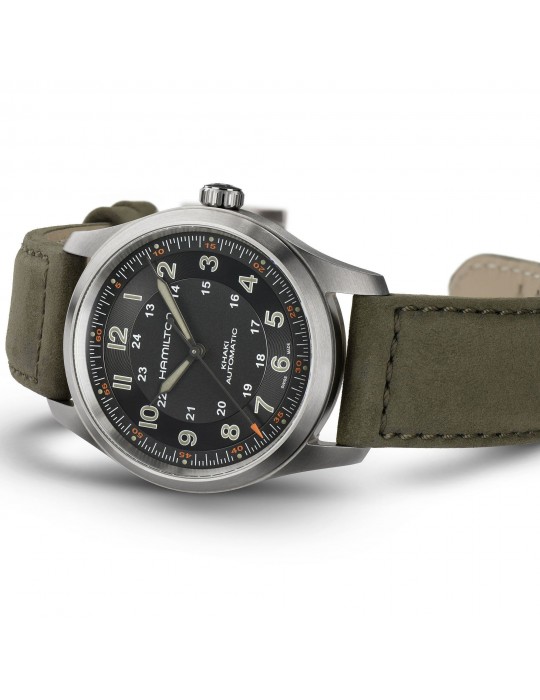 Orologio Hamilton - Khaki Field Titanium - 38mm Nero - H70205830