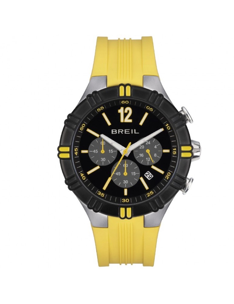 Orologio Breil Uomo - B Rise Cronografo 44mm - Giallo Nero - TW1949