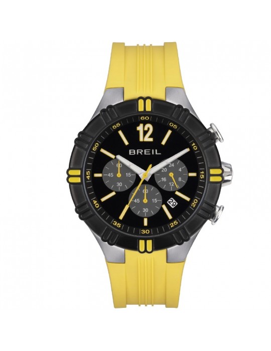 Orologio Breil Uomo - B Rise Cronografo 44mm - Giallo Nero - TW1949