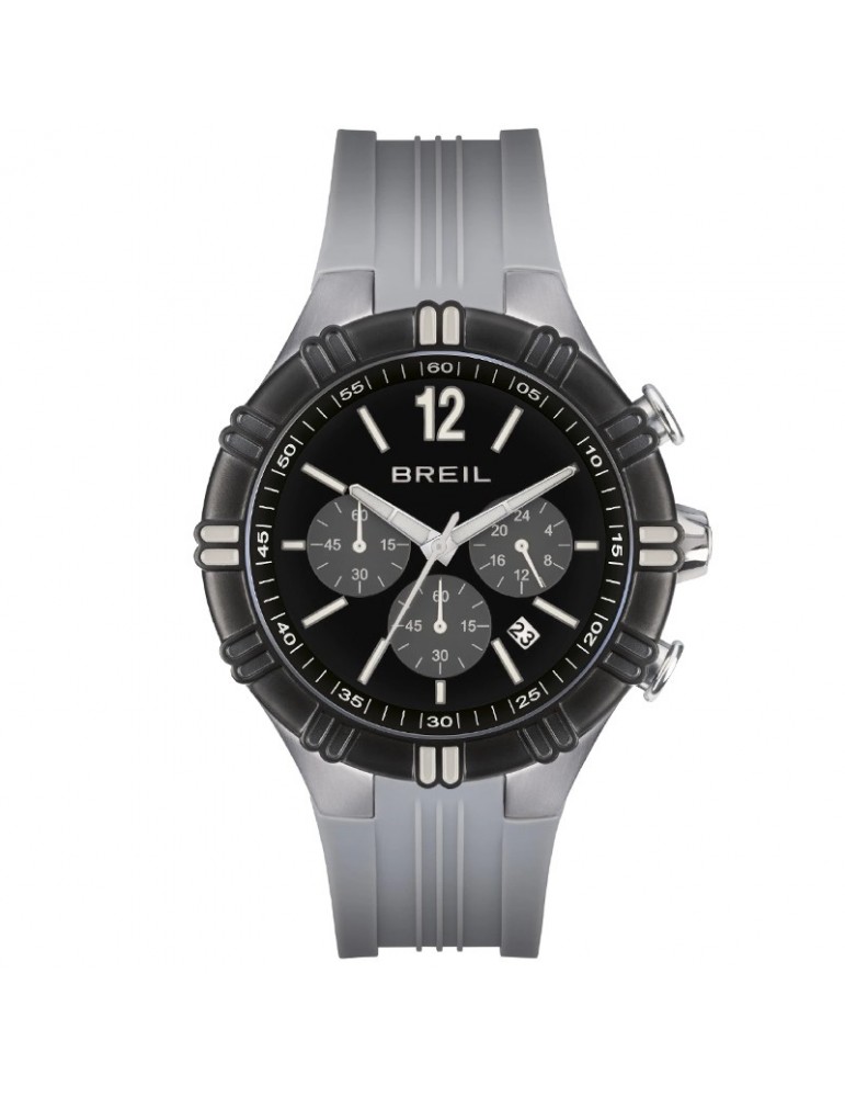 Breil Men's Watch - B Rise Chronograph 44mm Gray Black - 0