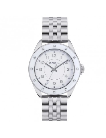 Orologio Breil Donna - Hyper Solo Tempo - 36mm Argento Bianco - TW1951