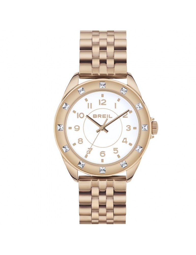 Orologio Breil - Hyper - Solo Tempo - 36mm Rose Gold - Bianco - TW1952