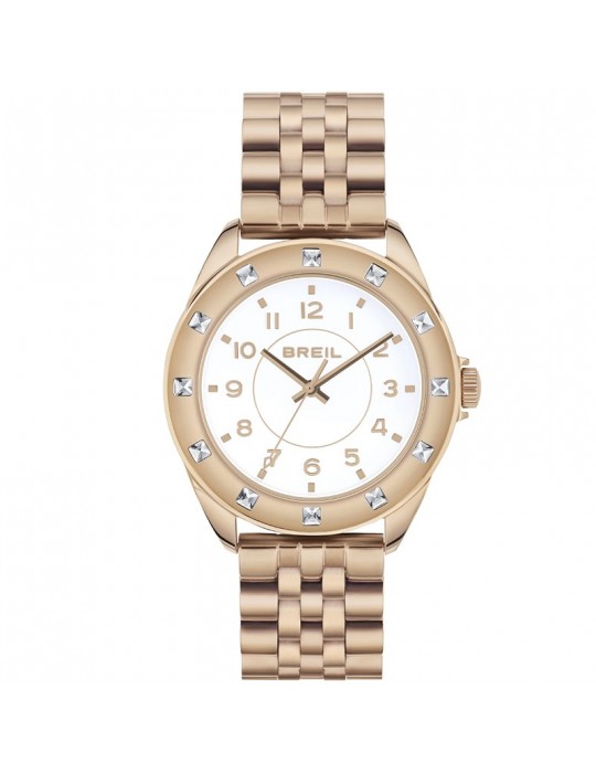 Orologio Breil - Hyper - Solo Tempo - 36mm Rose Gold - Bianco - TW1952
