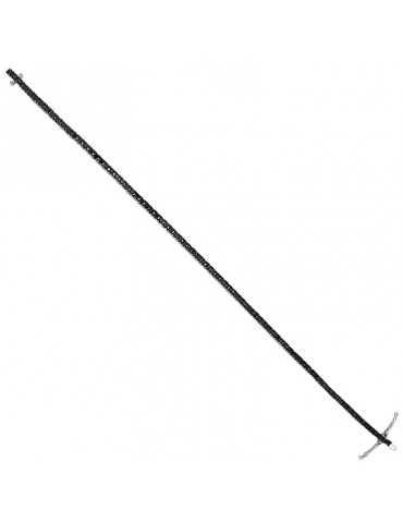 Bracciale Tennis Davite & Delucchi con Diamanti Neri Unisex - 0 2