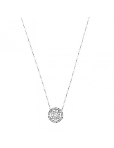 Collana Lelune Diamonds - Oro Bianco - Diamanti 0,15 carati - LDPL1015 2