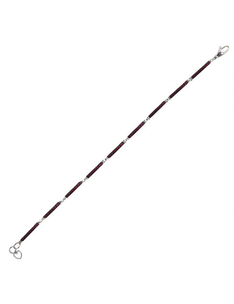 Bracciale tennis Davite & Delucchi con rubini unisex - 0
