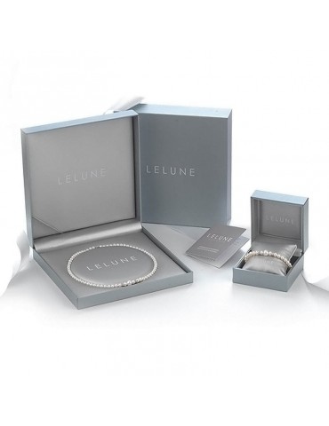 Collana Lelune - Classic - Perle  6 - 6,5 mm - Oro Bianco - LLNK0165 2
