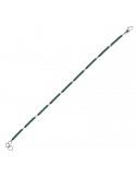 Davite & Delucchi unisex tennis bracelet with emeralds - 0
