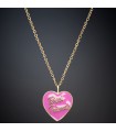 Chiara Ferragni Woman's Necklace - Love Parade Pink Heart Pendant Best Friends - 0