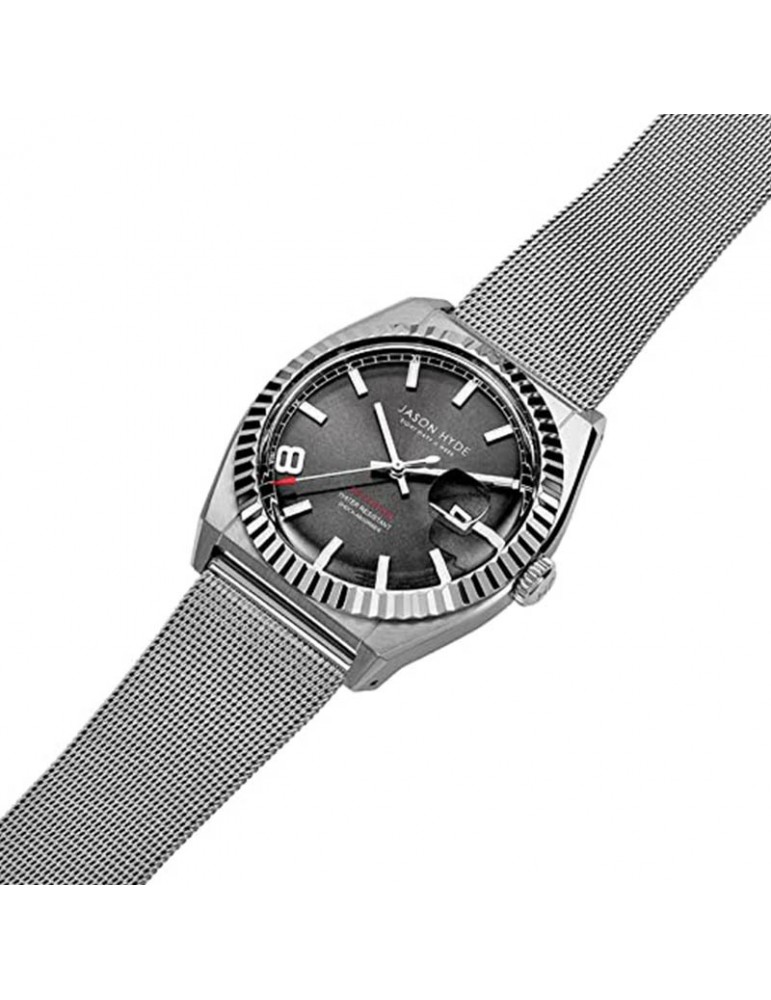 Orologio Jason Hyde - I Have a Date - Argento - 40mm - Nero - JH30004