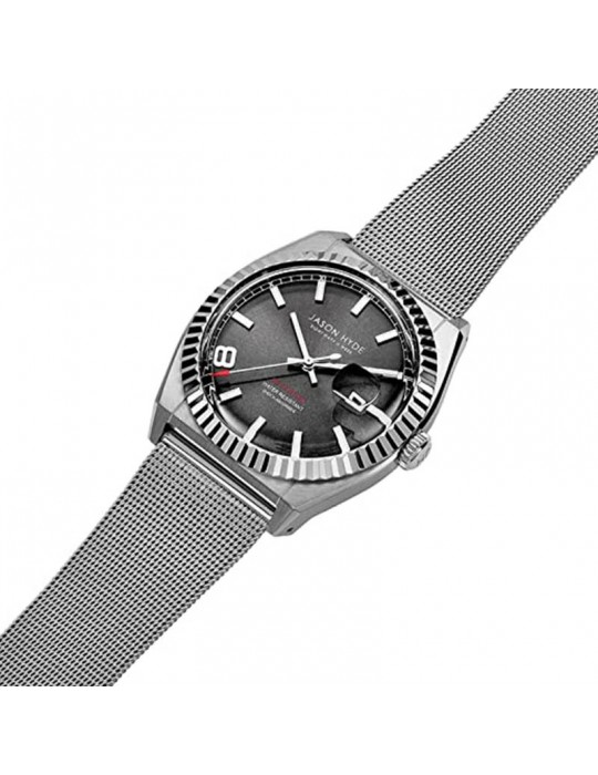 Orologio Jason Hyde - I Have a Date - Argento - 40mm - Nero - JH30004
