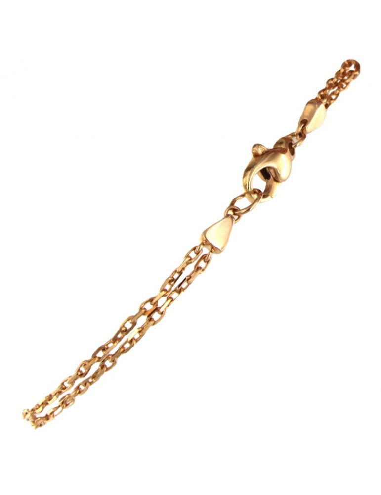Bracciale Crivelli Donna - in Oro Rosa con Diamante Centrale - 0