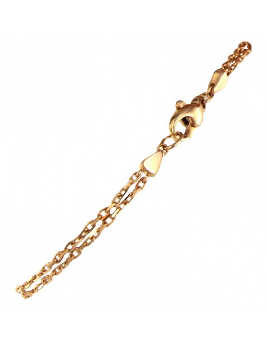 Bracciale Crivelli Donna - in Oro Rosa con Diamante Centrale - 0