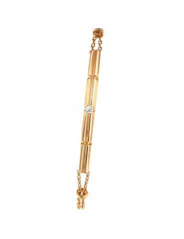 Bracciale Crivelli Donna - in Oro Rosa con Diamante Centrale - 0 2