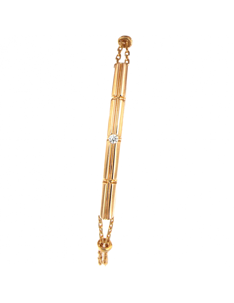 Bracciale Crivelli Donna - in Oro Rosa con Diamante Centrale - 0