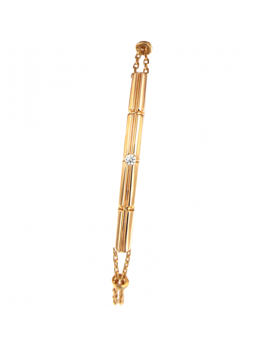 Bracciale Crivelli Donna - in Oro Rosa con Diamante Centrale - 0